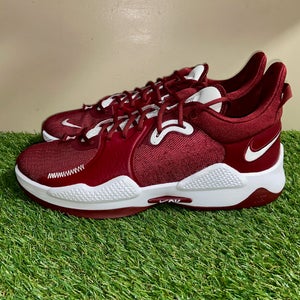 Nike PG 5 TB Promo Red Maroon Paul George Basketball Shoes DM5045-601 Men 13 NEW