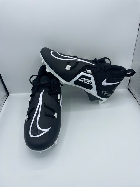 Nike Alpha Menace Pro 3 Mid Men’s Football Cleats Black CT6649-001 Size 9