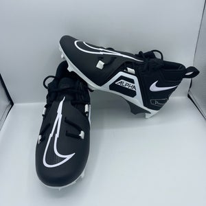 Nike Alpha Menace Pro 3 Mid Men’s Football Cleats Black CT6649-001 Size 13