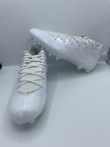 adidas Freak 22 Team Football Cleats GX5132 White Clear Grey Men’s Size 10.5