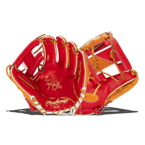New Rawlings Heart of the Hide ColorSync Red/Tan PRO204W-2XS  Right Hand Throw Glove 11.5"