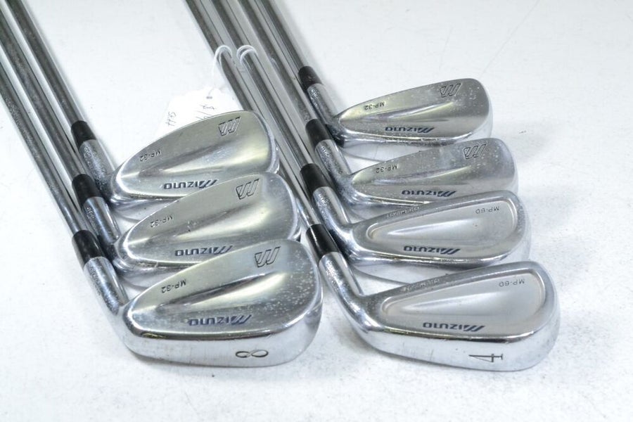 Mizuno MP-32 / MP-60 4-PW Iron Set Right Stiff Flex Steel # 154044