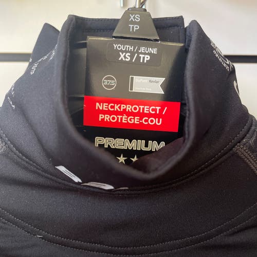 NEW BAUER YOUTH PREMINUM NECK GUARD TOP XS