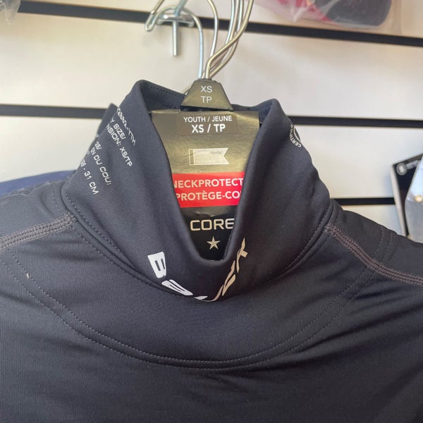 NEW BAUER YOUTH CORE NECK GUARD TOP XS