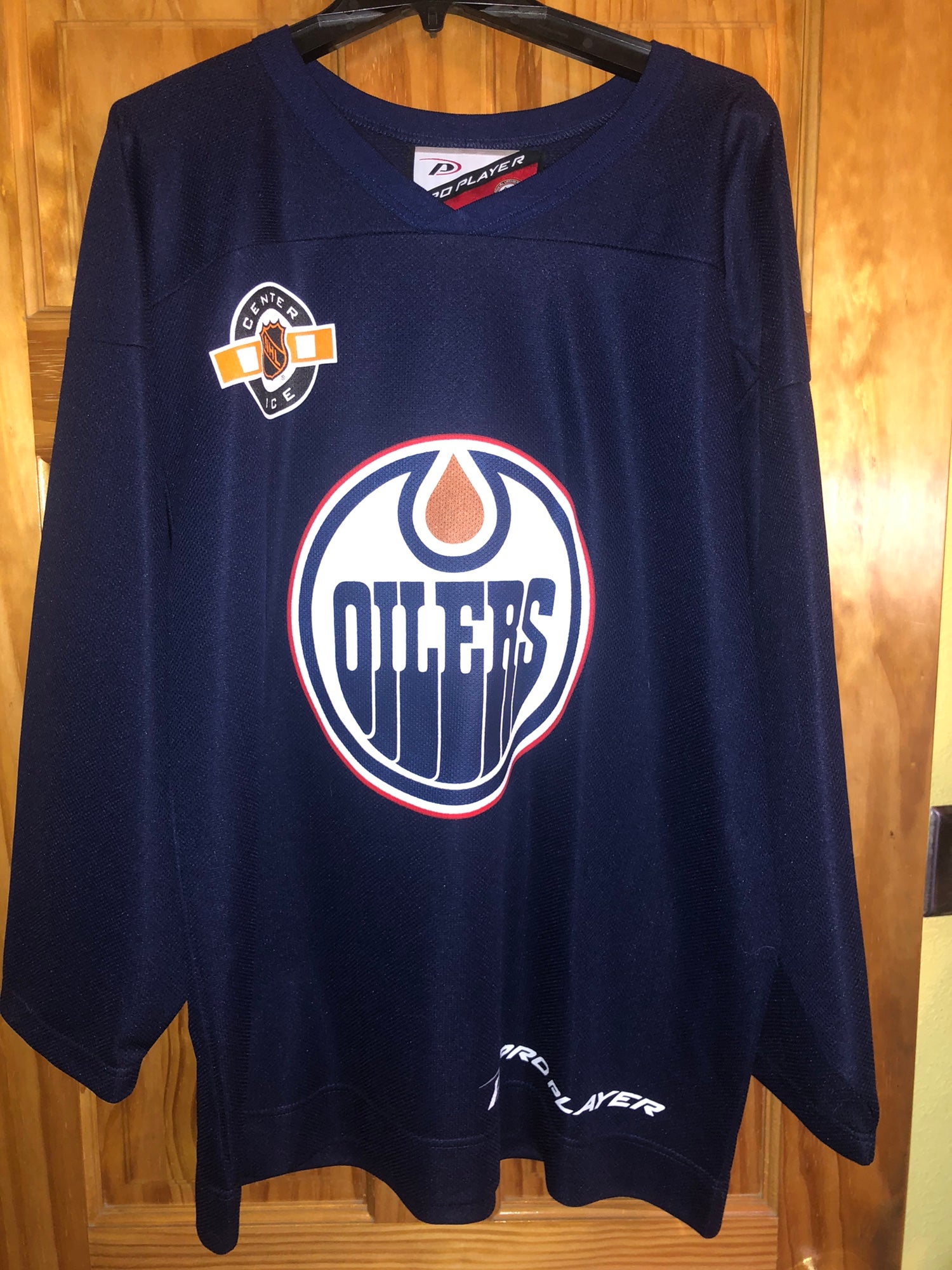 Edmonton Oilers CCM Jersey Pullover Hoodie - Blue