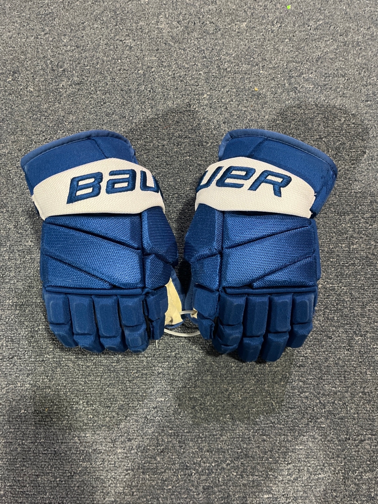 Game Used Bauer Vapor 2X PRO Pro Stock Gloves Colorado Avalanche Team Issued #22 14”