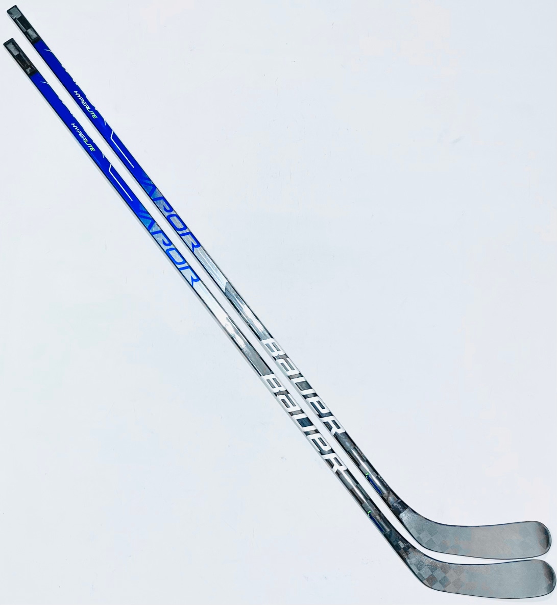 New 2 Pack Custom Blue Bauer Vapor Hyperlite Hockey Stick-LH-P90T-87 Flex-Grip