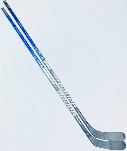 2 Pack Custom Blue Bauer Vapor Hyperlite Hockey Stick-LH-P90T-87 Flex-Grip
