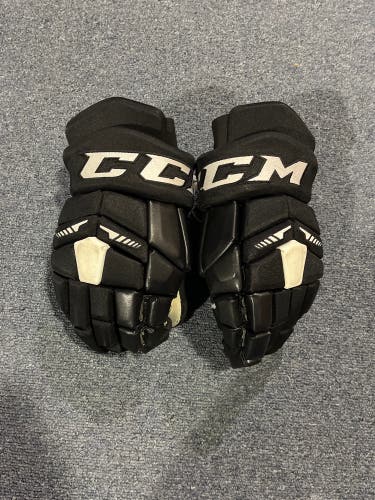 Game Used Black CCM HG42 Pro Stock Gloves #29