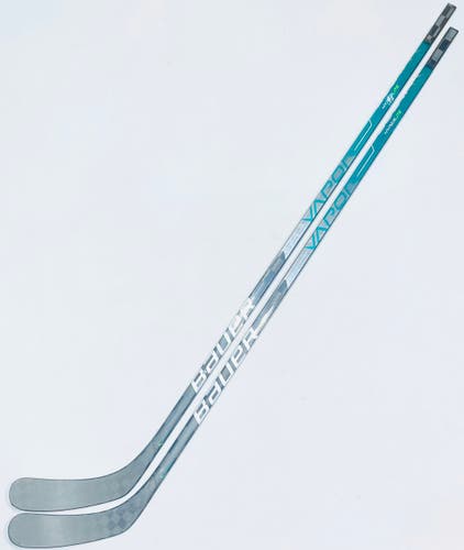 2 Pack Custom Green Bauer Hyperlite Hockey Stick-RH-102 Flex-P92-Grip W/ Corner Tactile-6" Extension