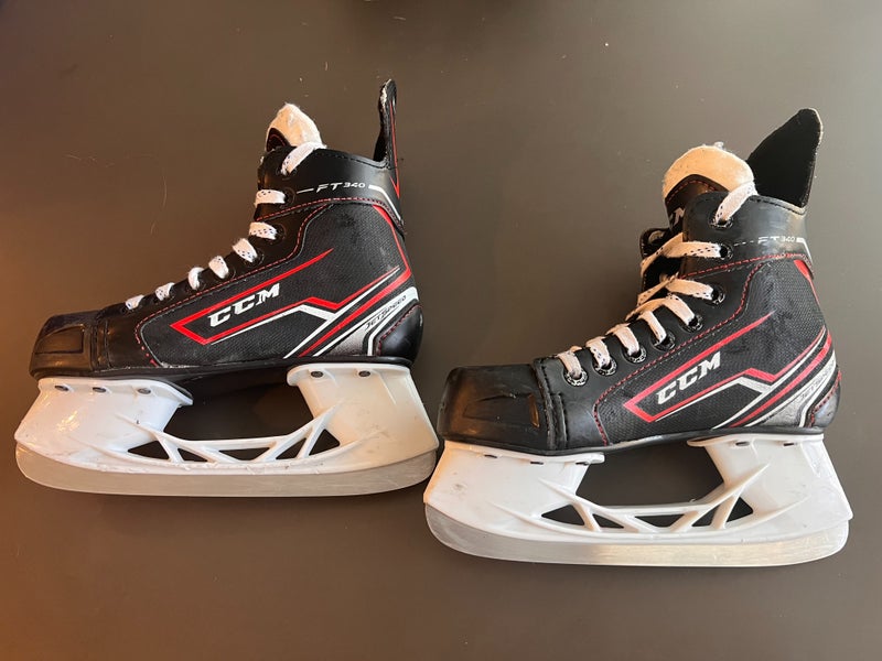 Youth Used CCM JetSpeed FT340 Hockey Skates Regular Width Size 1