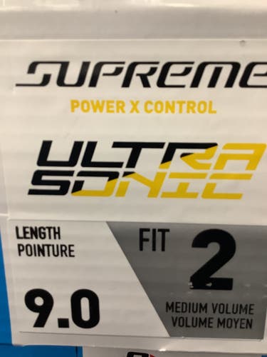 New Bauer Supreme UltraSonic Ice Hockey Skates ~ Skate Size 9