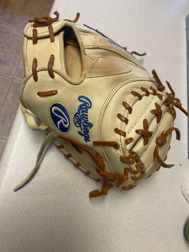 Used Right Hand Throw 34" Heart of the hide Catcher's Glove