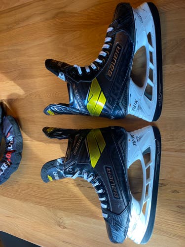 Senior Used Bauer Supreme matrix Hockey Skates Size 8