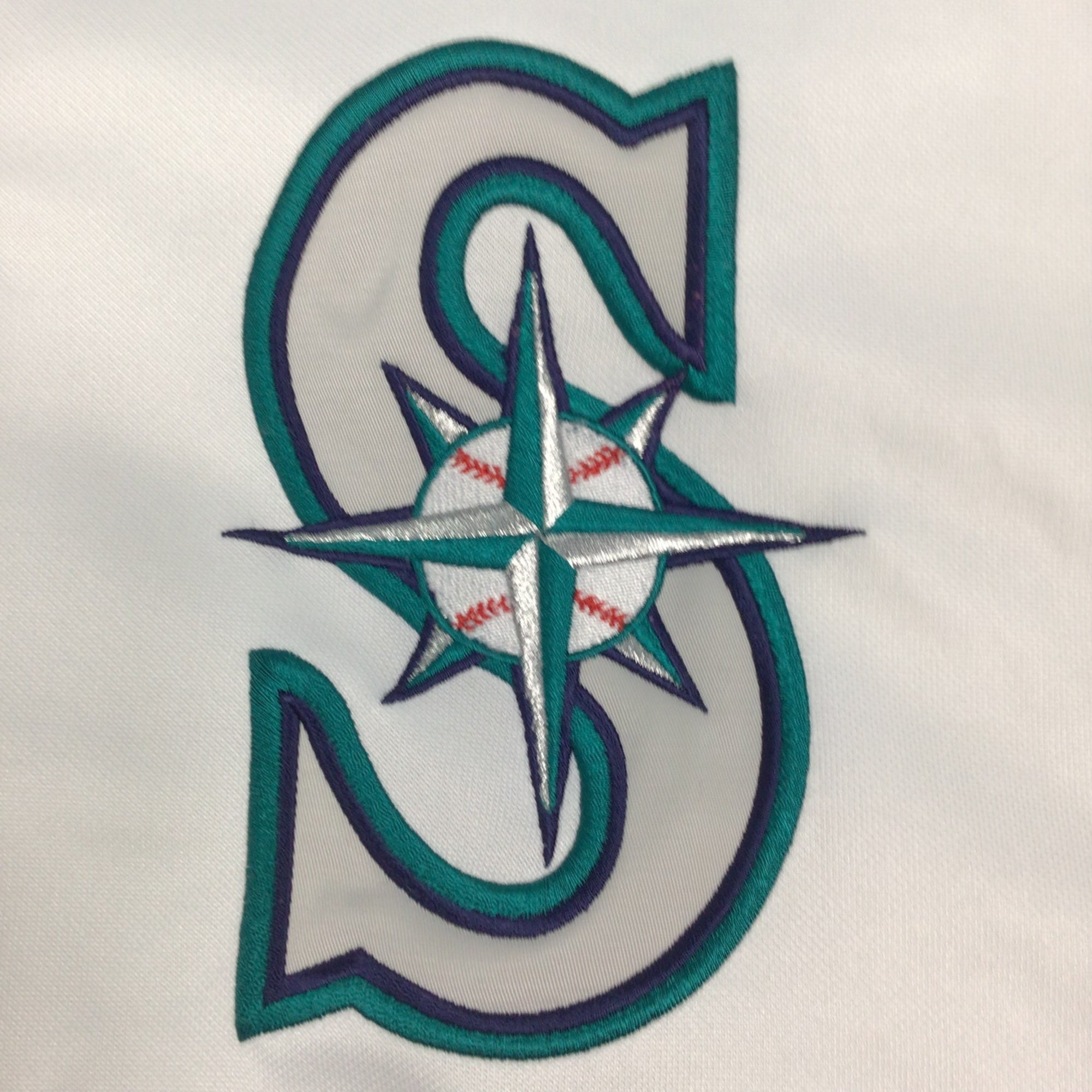 Nike Seattle Mariners MLB button front ombre jersey. Tagged as an