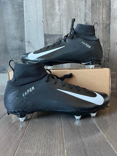 Nike Vapor Untouchable Pro 3 D Football Cleats Black AO3022-010 Men's Size 13