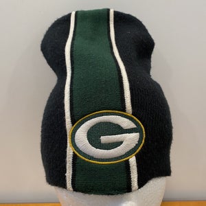 Green Bay Packers Hat Cap Winter Beanie Black NFL Football Starter Vintage 90s