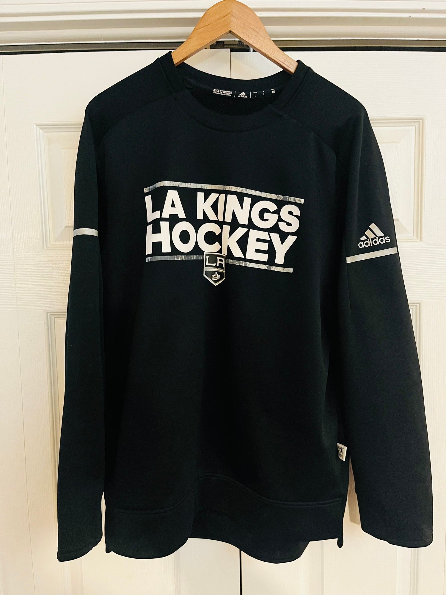 LA Kings Adidas Mens Sweatshirt Large