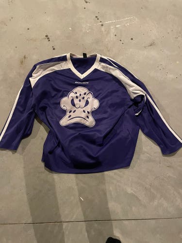 Purple Used Large/Extra Large Bauer Jersey
