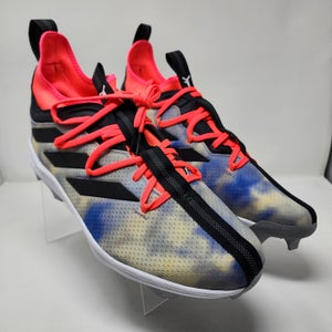 Adidas Baseball Cleats Mens 14 Grey Adizero Afterburner X Daniel Patrick Lace Up