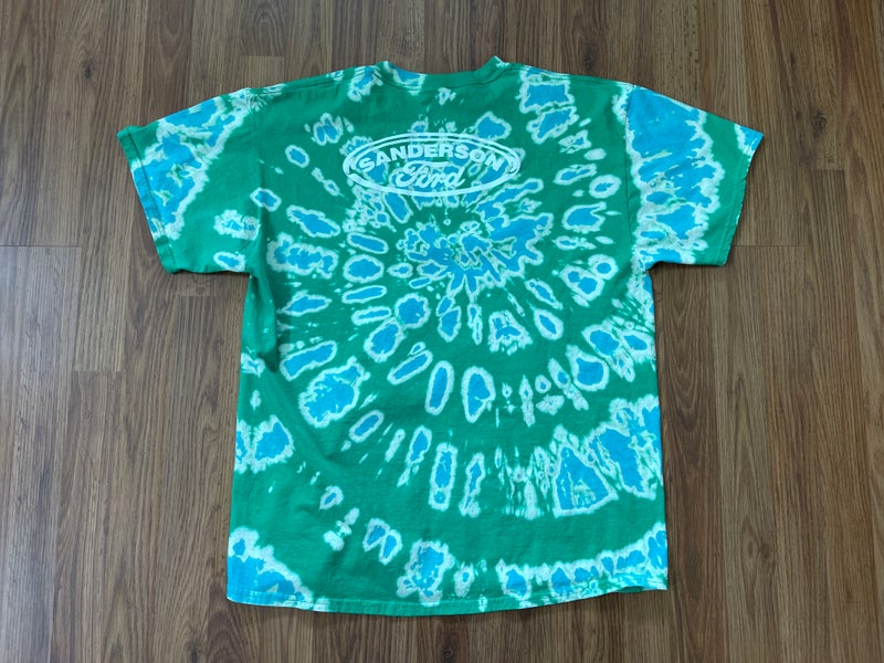 Tampa Bay Lightning St Patrick's Day Tie Dye Tee Green / S