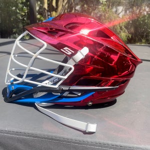 Metallic Ruby Cascade S Lacrosse Helmet