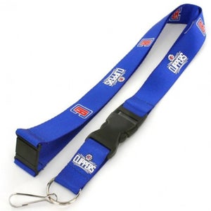 Los Angeles Clippers Breakaway 24'' Lanyard with KeyChain Clip NBA Logo Design