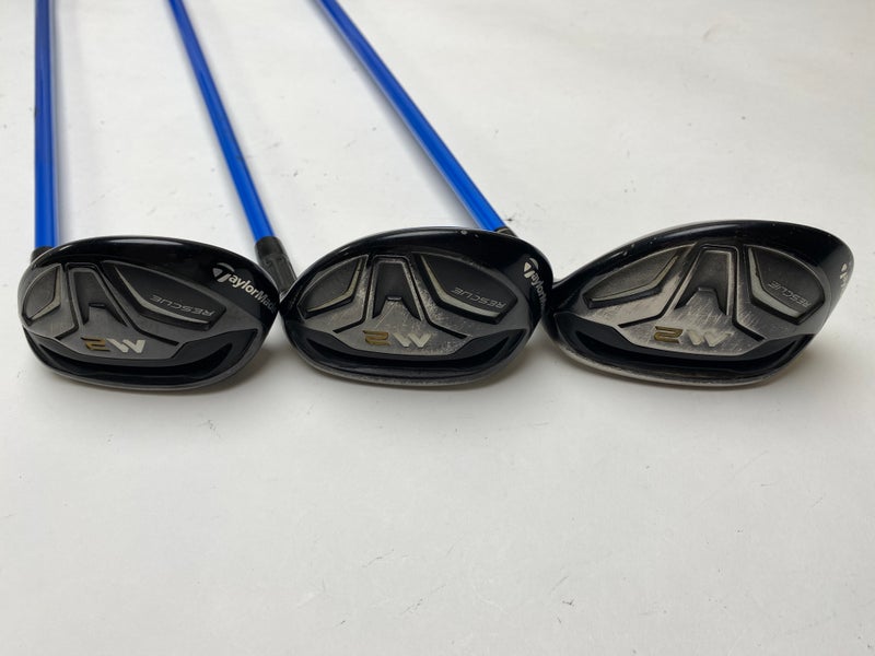 Taylormade M2 Hybrid Set 3 4 5 19* 22* 25* OBAN Devotion 8 Blue 03 Regular RH