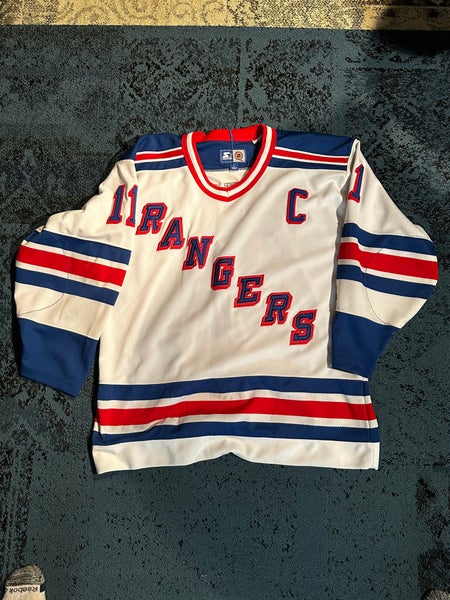 Official 1980s Vintage NY Rangers Starter Bomber