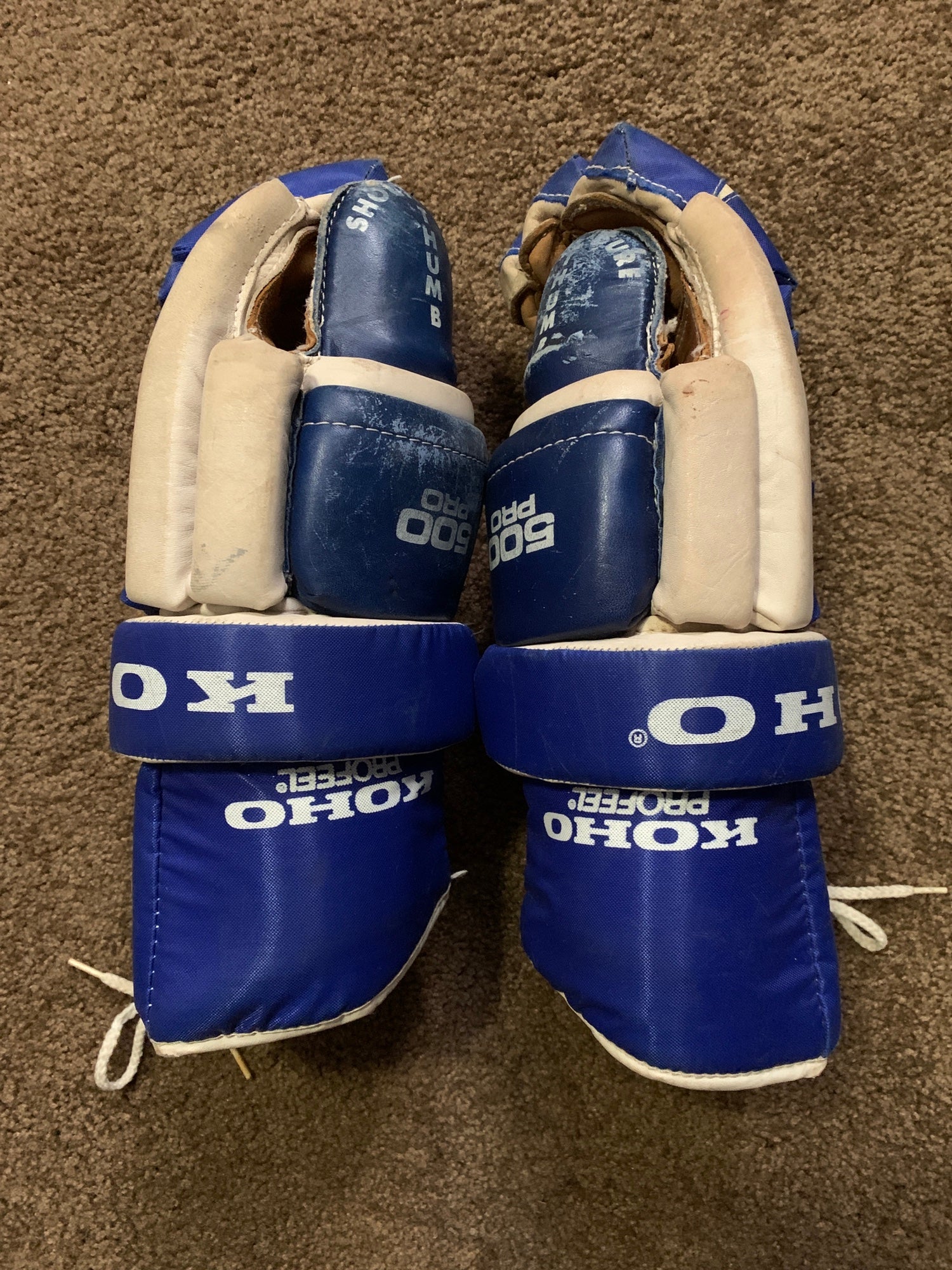 PRO STOCK NHL BLUE KOHO HOCKEY GLOVES SidelineSwap