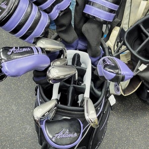 Used Adams Golf Idea 13 Piece Set W Bag 13 Piece Ladies Flex Graphite Shaft Women's Package Sets