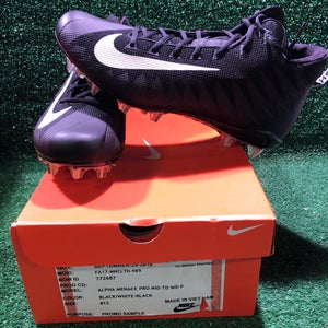 Team Issued Baltimore Ravens Nike Alpha Menace Pro Mid TD Wide 13.0 Size Cleats