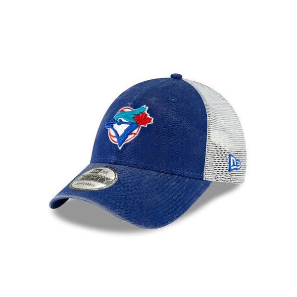 Toronto Blue Jays New Era 9FORTY MLB Cooperstown Trucker Snapback Hat Mesh  Cap