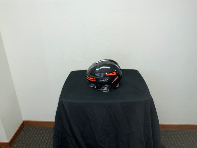 New Black With Orange SMALL Bauer Re-Akt 75 Helmet
