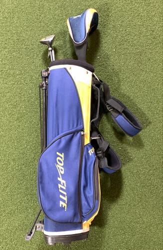 Top Flite XLj Club Set 1W, 5H, 7i, Putter Synchro-Flex Youth Graphite RH