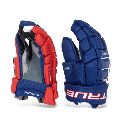 Brand New True XC7 (2020) Senior Gloves 13" Blue Red & White Colorway