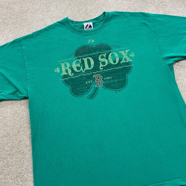 Boston Red Sox T Shirt Men XL Adult Green Shamrock MLB Baseball St Patricks  Day | SidelineSwap