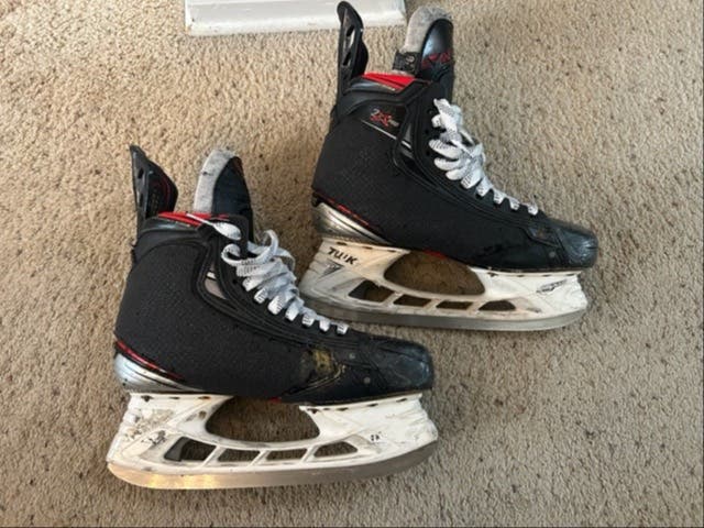 Bauer Vapor 2X Pro Hockey Skates Pro Stock Size 8.5 D w/shot blockers, Superfeet
