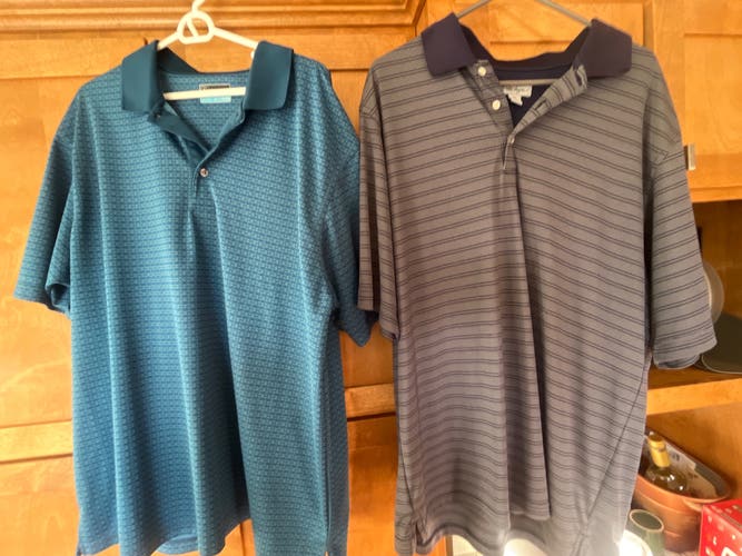 2 XXL golf polos For One