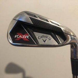 Callaway Razr X 6 Iron, Righty, Uniflex Steel, 2Flat, Authentic Demo/Fitting