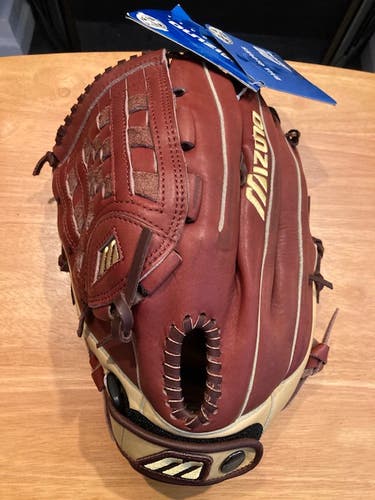 New Left Hand Throw Mizuno Outfield Vintage GVP Baseball Glove 12.5"