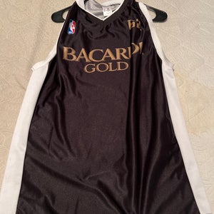 NBA bacardi gold jersey