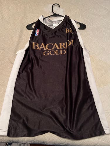 NBA bacardi gold jersey