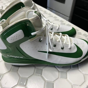 Green Men's Metal High Top Huarache  Baseball Cleats Size 13