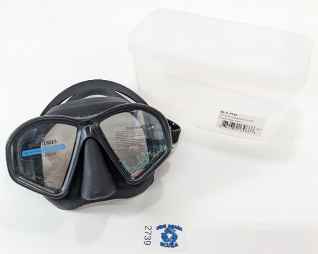 Bare Predator High Definition Color Correcting Mask Scuba Dive with Case Box NEW
