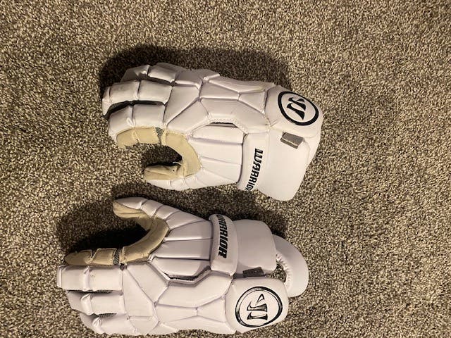 Used Player's Warrior Burn Lacrosse Gloves 13"