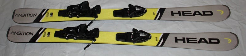 NEW Head Ambition 140cm R Skis with SR10 size adjustable Bindings