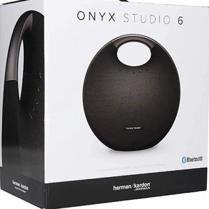 New Harman Kardon Onyx Studio 6 Waterproof Bluetooth Speaker - Black