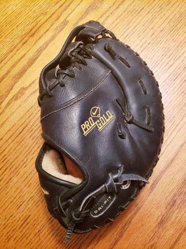 LH NIKE PRO GOLD 11.5" FIRST BASEMAN'S GLOVE (FBF) DRI FIT BLACK