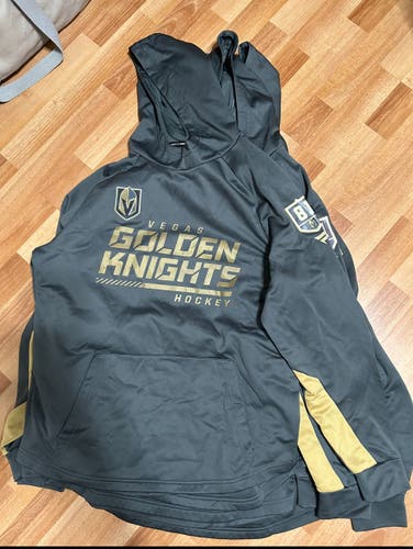 Jonathan Marchessault 81 Vegas Golden Knights Fanatics Authentic Pro Hoodie Team Player Issued L